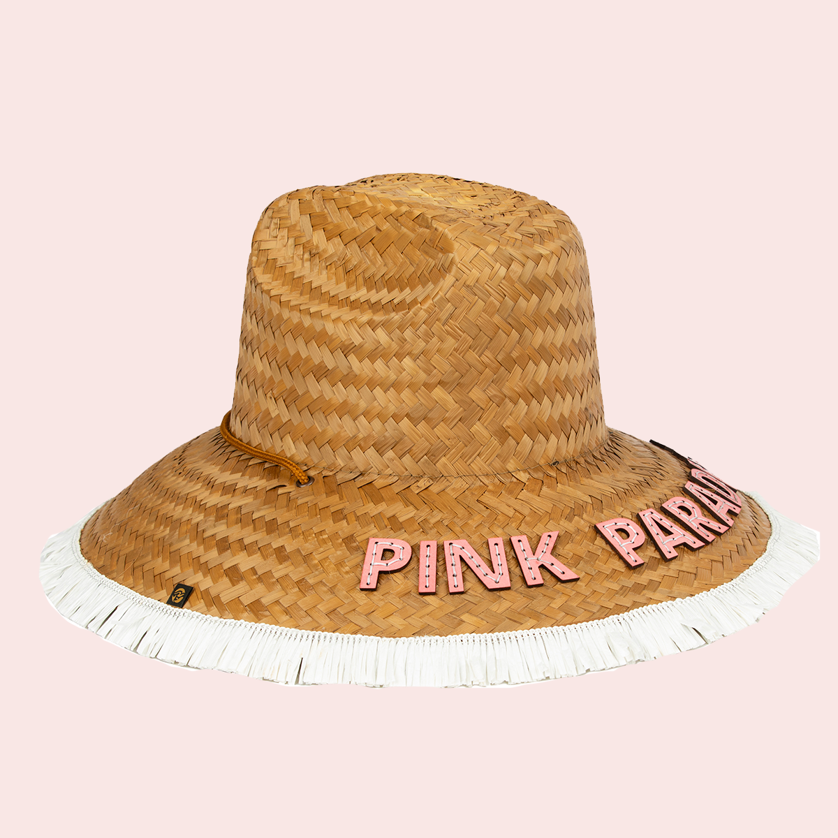 Pink Paradise Beachcomber Fringe Hat