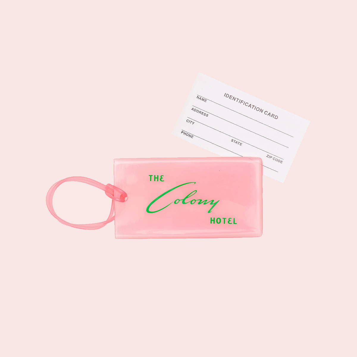 Colony Jelly Luggage Tag