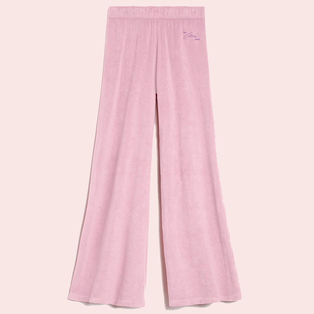 Colony X Suzie Kondi Lito Low Rise Flare in Terry