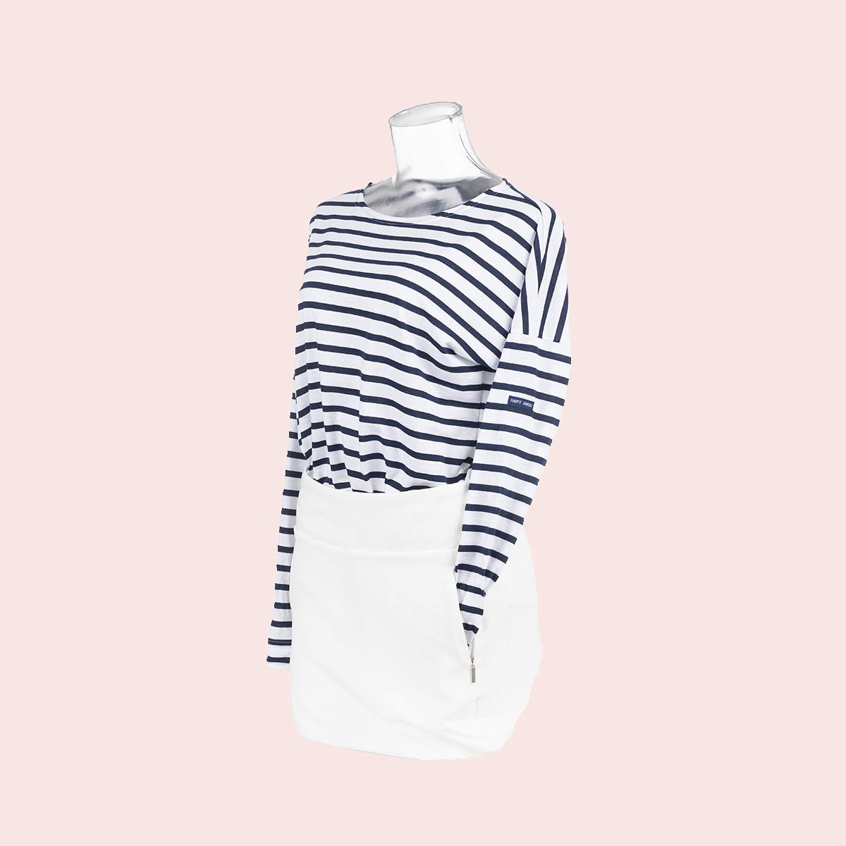 The Colony X St James Minquiers Breton Striped Shirt