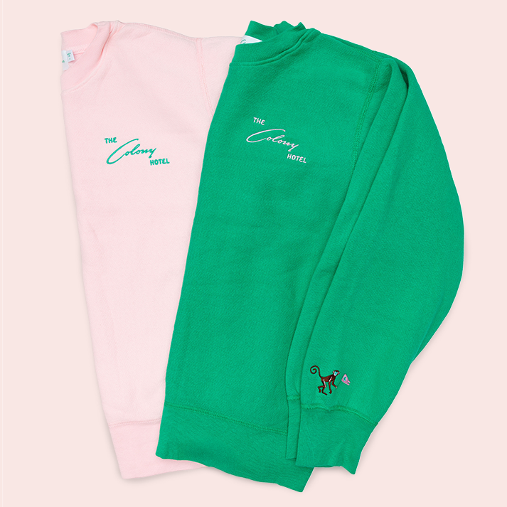 Adult Unisex Colony Classic Embroidered Crew Sweatshirt – The