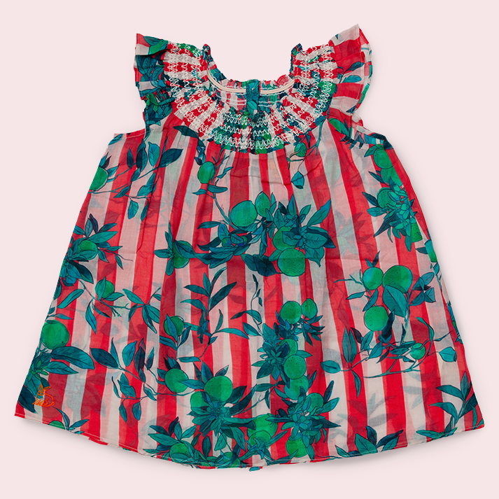Colony X Coniglio Palm Beach Children's Flutter Sleeve Dress