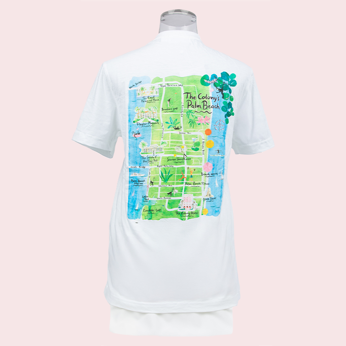 Colony Adult Unisex Crew Tee: PB Map