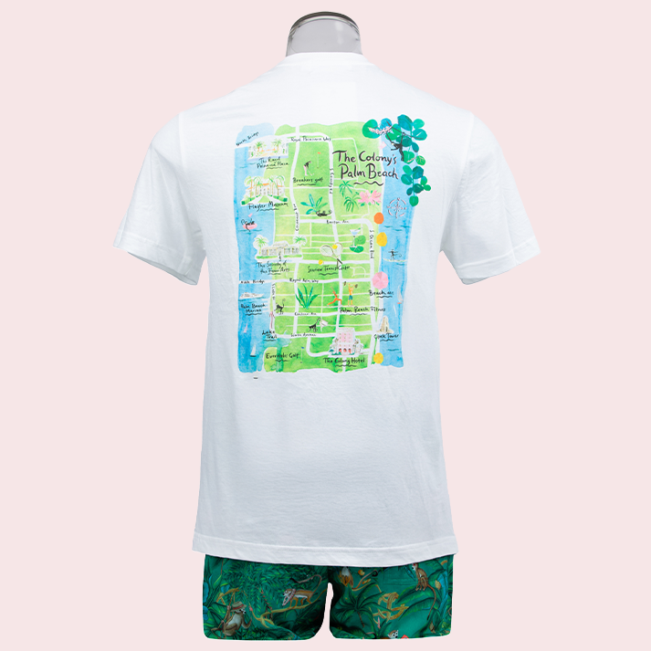 Colony Adult Unisex Crew Tee: PB Map