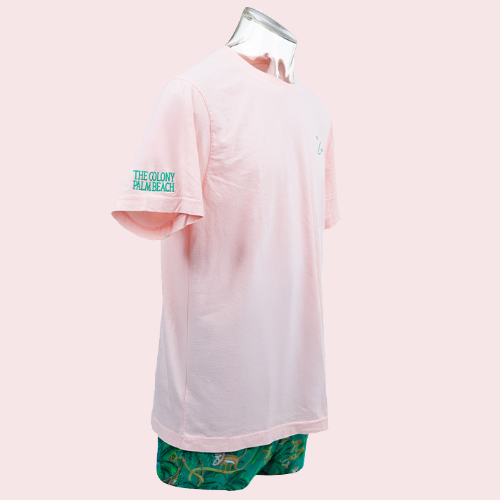 Colony Adult Unisex Crew Tee: Classic Embroidered Logo