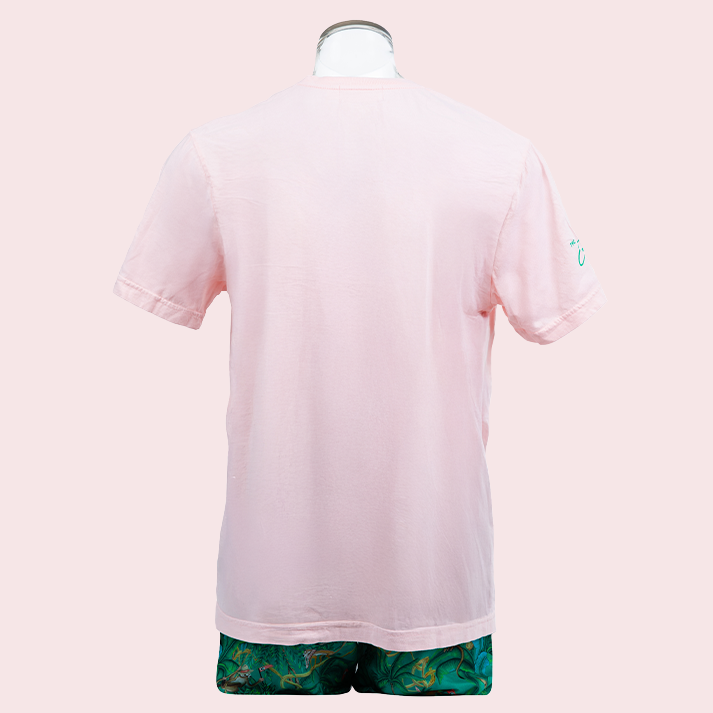 Colony Adult Unisex Crew Tee: Pink Paradise