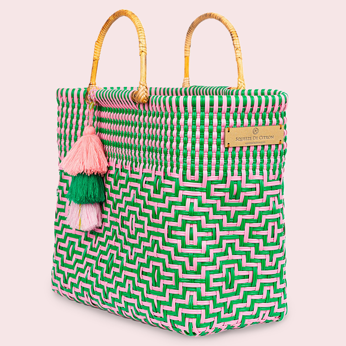 Squeeze de Citron Tropical Paradise Bamboo Tote