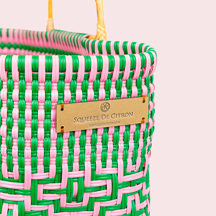 Squeeze de Citron Tropical Paradise Bamboo Tote