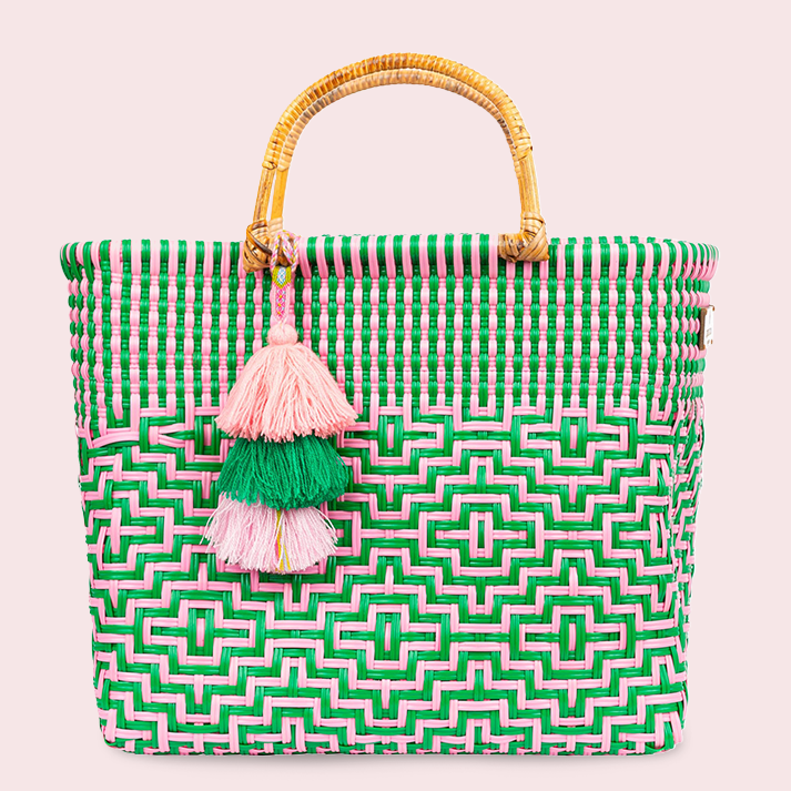 Squeeze de Citron Tropical Paradise Bamboo Tote