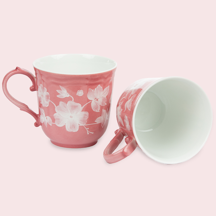 Ginori Floral Mug