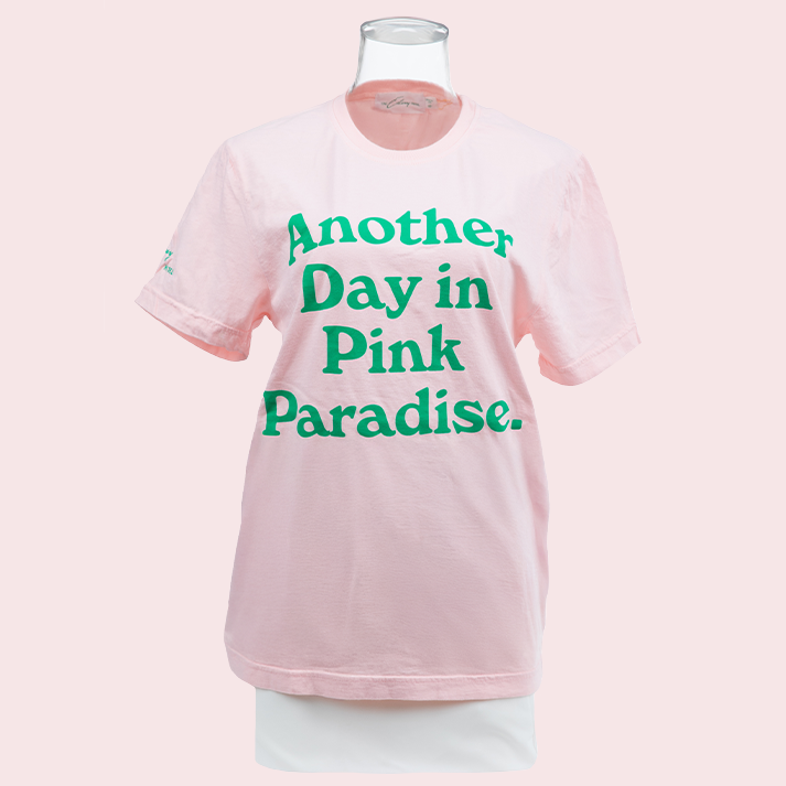 Colony Adult Unisex Crew Tee: Pink Paradise