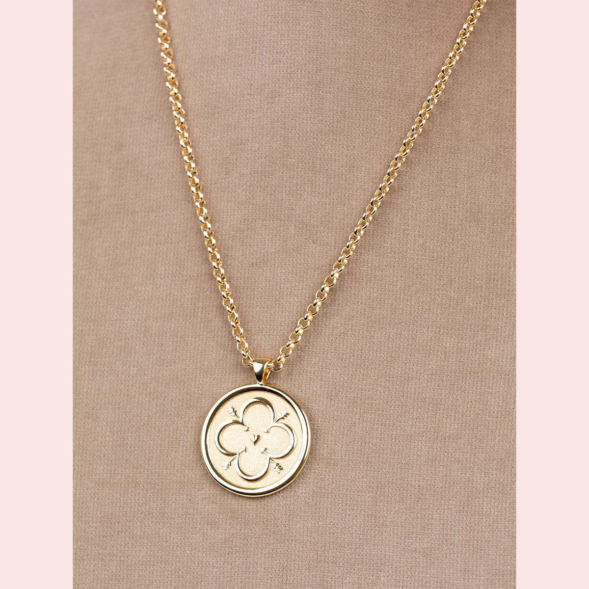 Love Original Coin Pendant by Jane Win