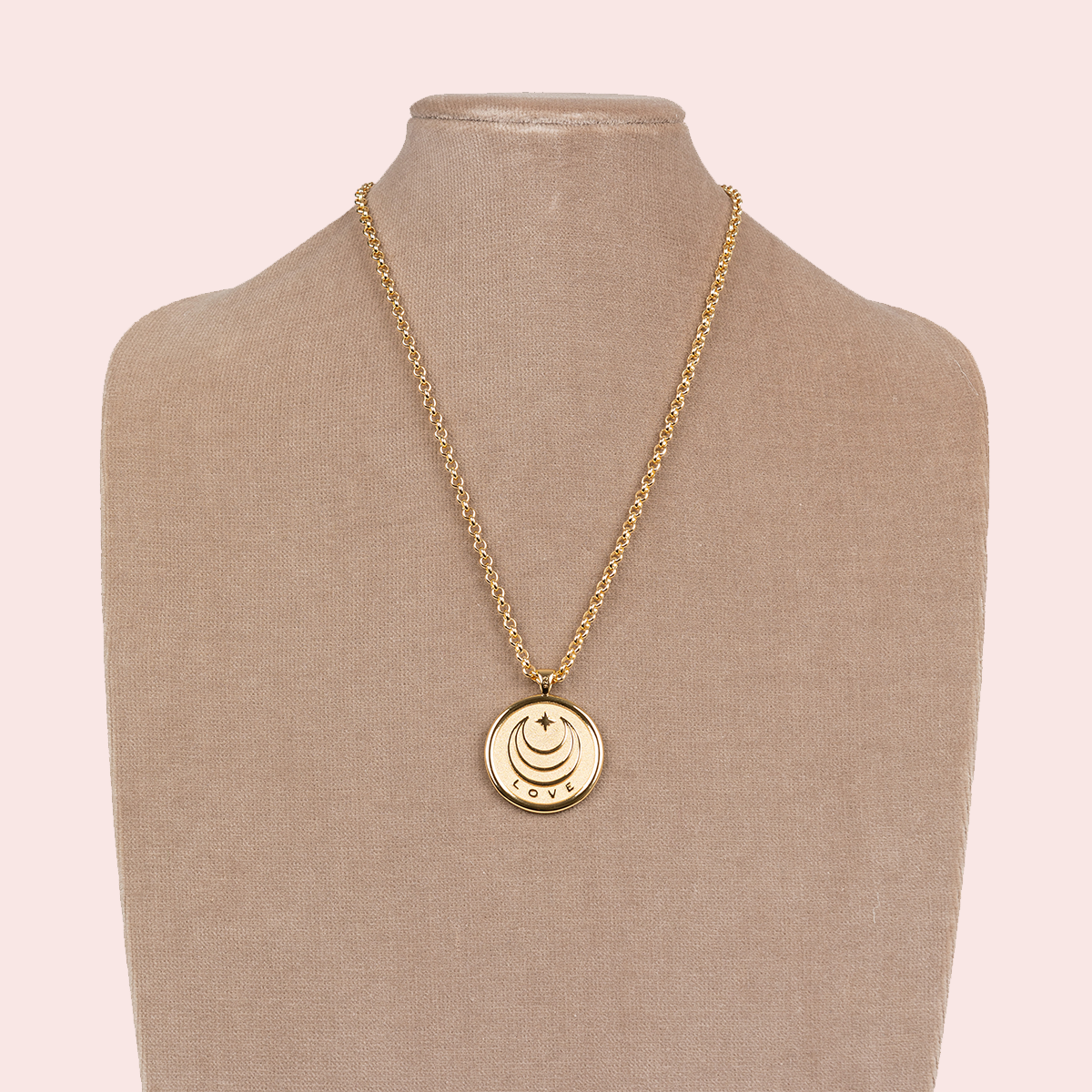 Love Original Coin Pendant by Jane Win