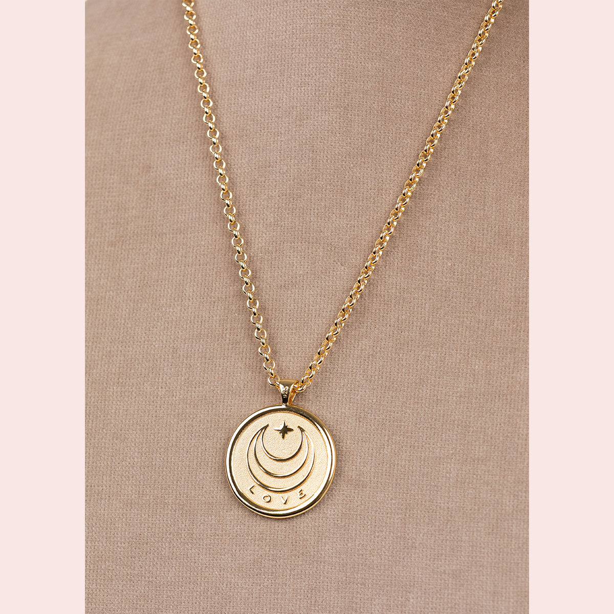 Love Original Coin Pendant by Jane Win