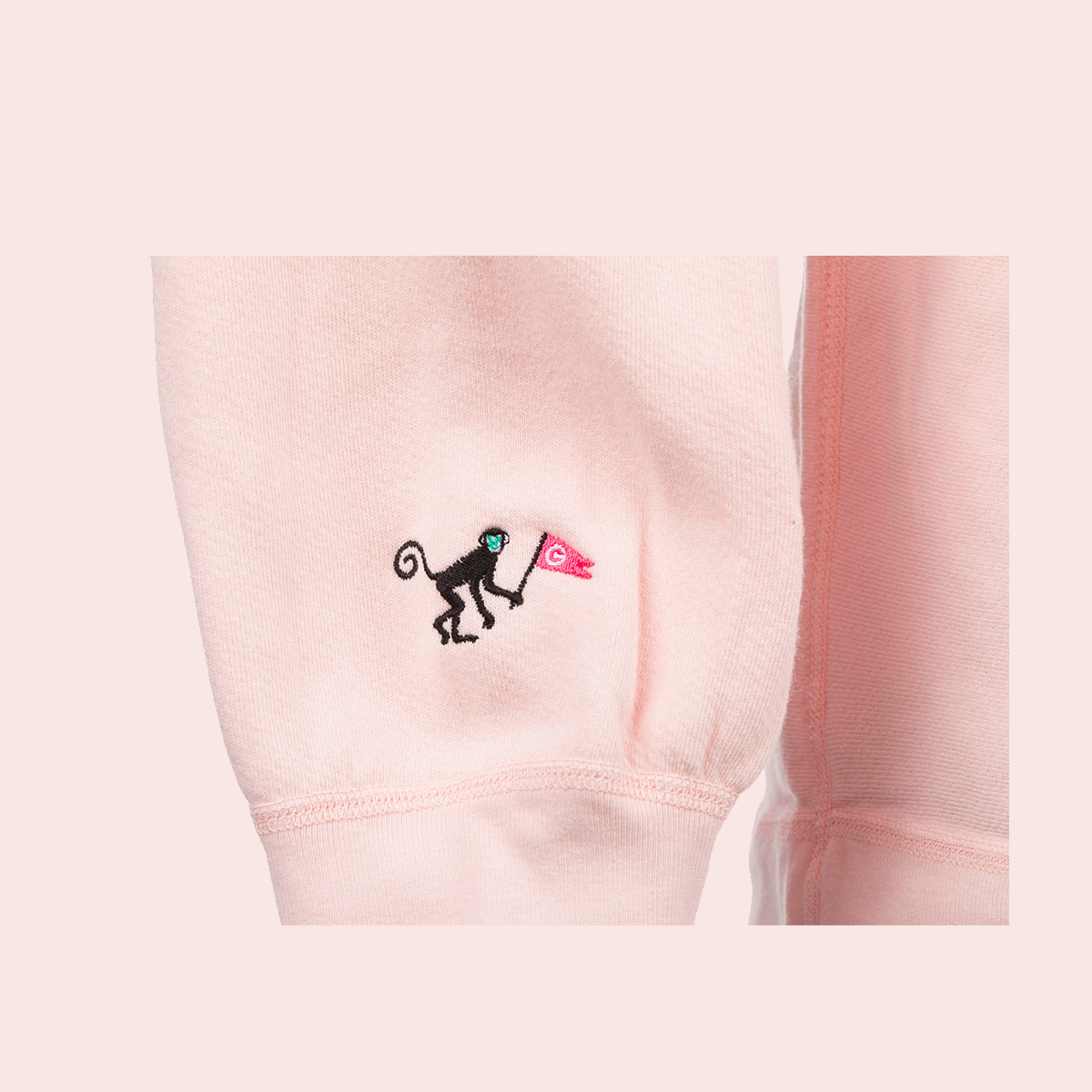 Colony Classic Embroidered Crew Sweatshirt - Adult Pink