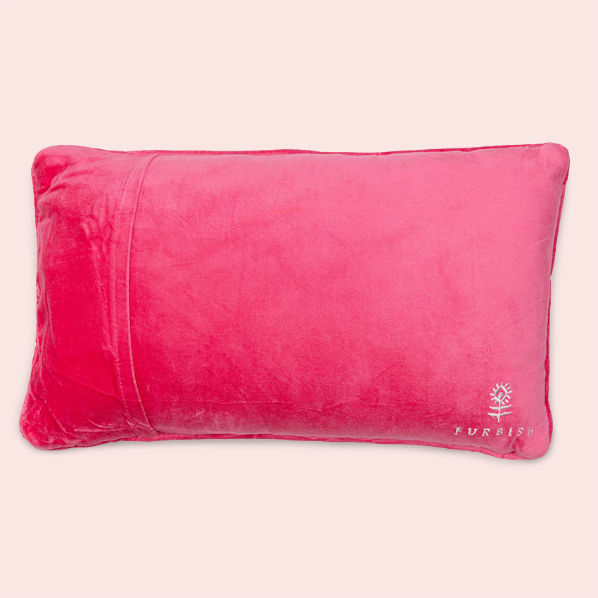 Needlepoint Pillow Meet Me At The Pink Paradise