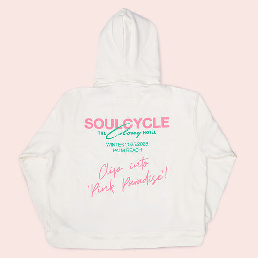 Colony X SoulCycle Unisex Pryce Pink Hoodie