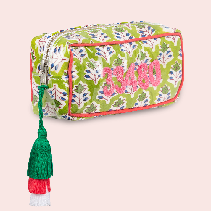 Beth Ladd Block Print Vinyl Pouches