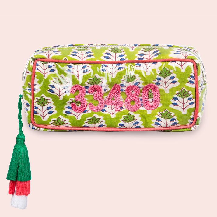 Beth Ladd Block Print Vinyl Pouches