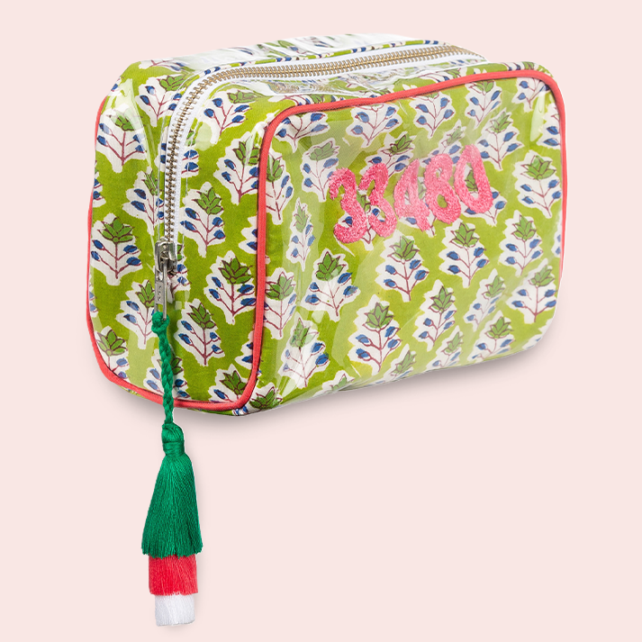 Beth Ladd Block Print Vinyl Pouches