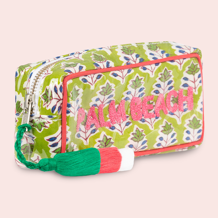 Beth Ladd Block Print Vinyl Pouches