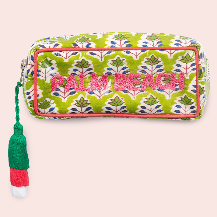 Beth Ladd Block Print Vinyl Pouches