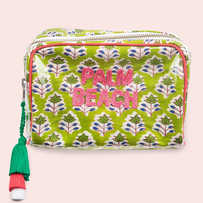 Beth Ladd Block Print Vinyl Pouches