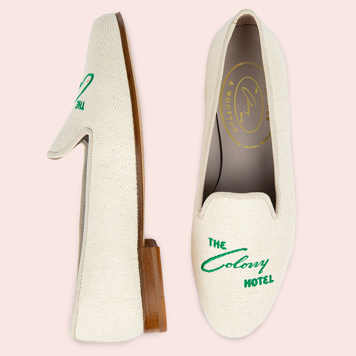 Colony X Stubbs & Wootton Men's Logo Slipper