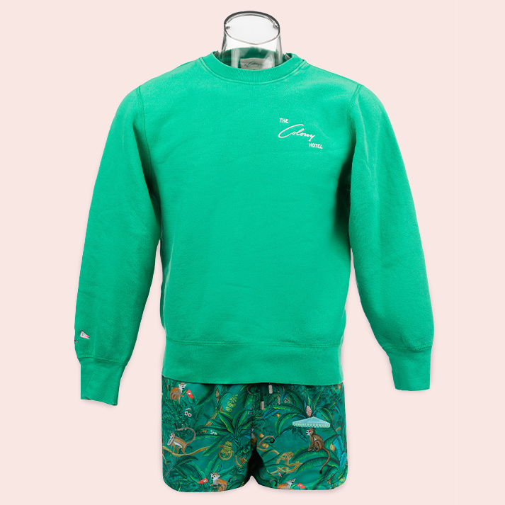 Adult Unisex Colony Classic Embroidered Crew Sweatshirt