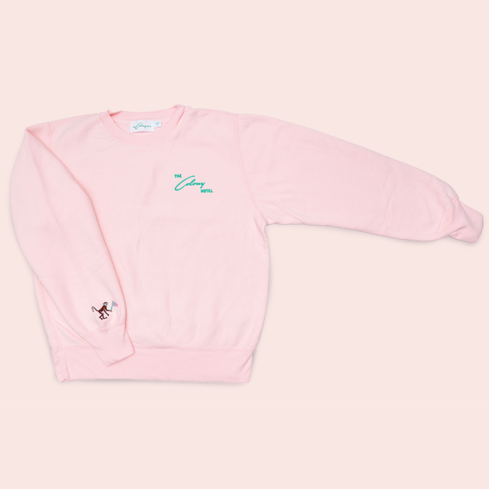 Adult Unisex Colony Classic Embroidered Crew Sweatshirt