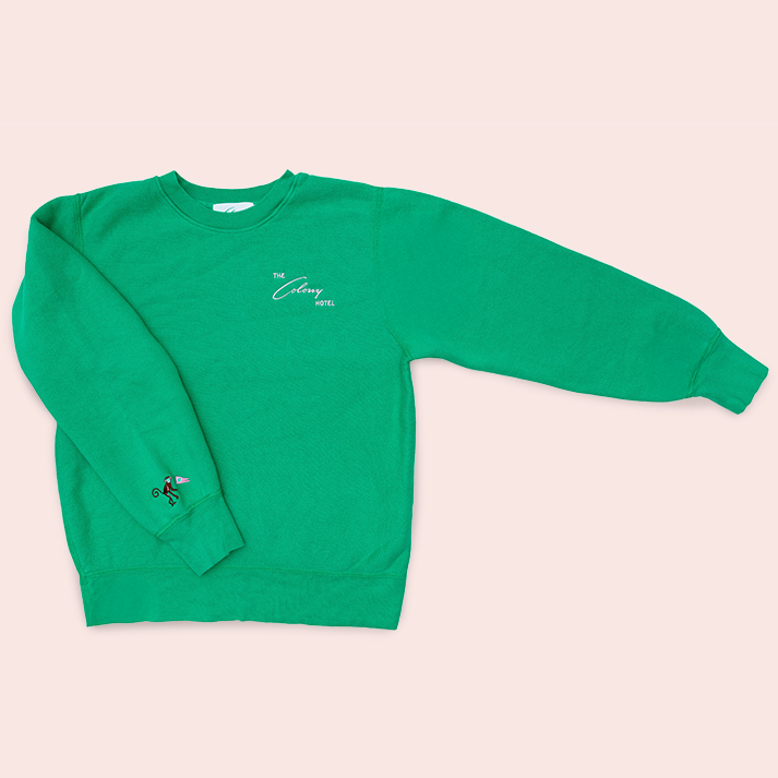 Adult Unisex Colony Classic Embroidered Crew Sweatshirt