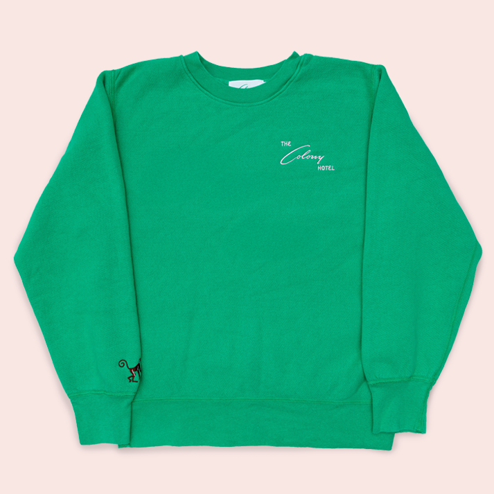 Adult Unisex Colony Classic Embroidered Crew Sweatshirt