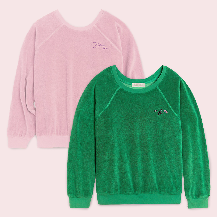 Colony X Suzie Kondi Samos Oversized Sweatshirt in Terry