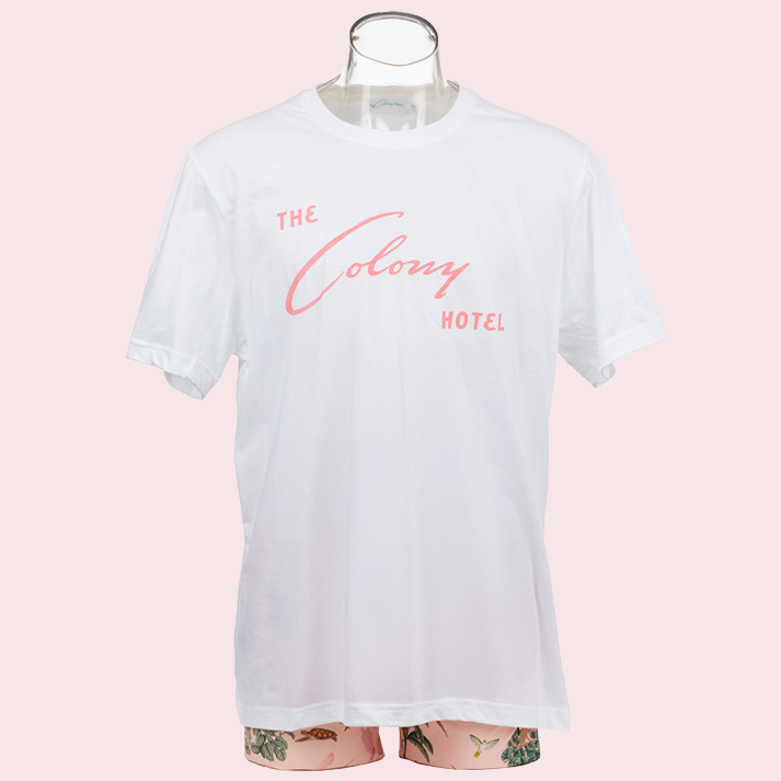 Colony Adult Unisex Crew Tee: Printed Logo