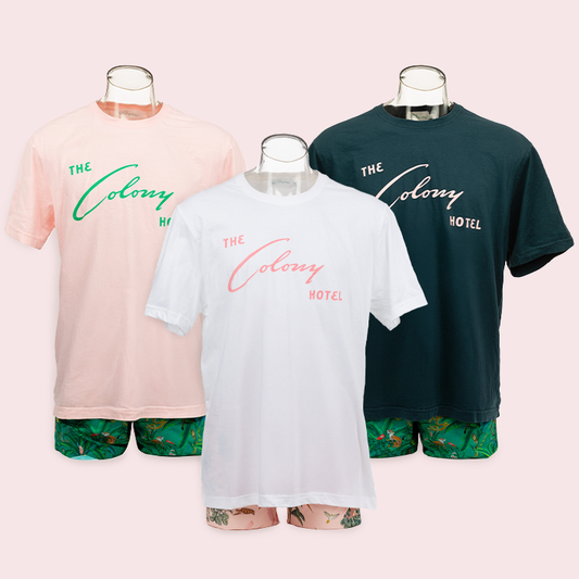 Colony Adult Unisex Crew Tee: Printed Logo