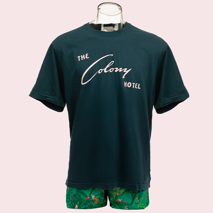 Colony Adult Unisex Crew Tee: Printed Logo