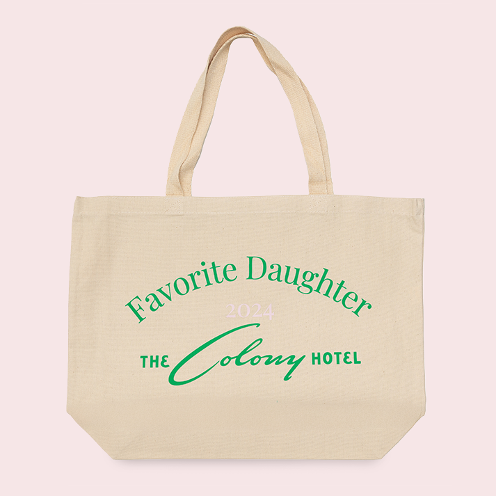 The Colony Hotel X Favorite Daughter Tote Bag