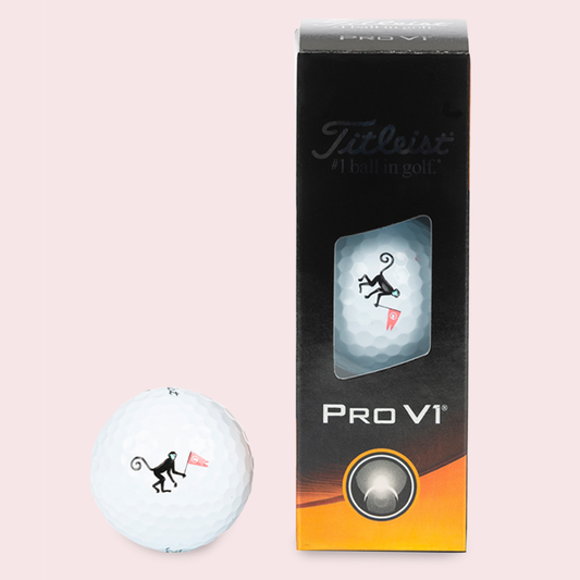 Titleist Pro V1 Johnnie Brown Golf Balls, set of 3