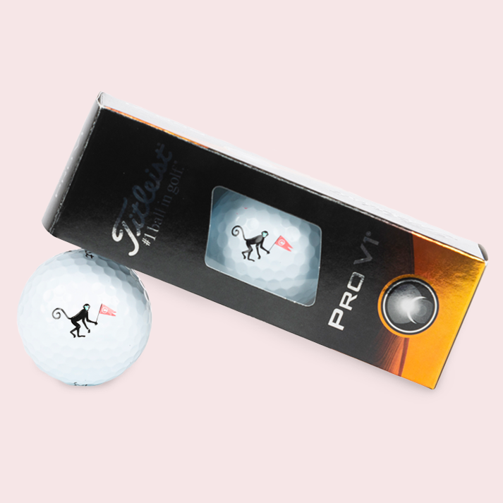 Titleist Pro V1 Johnnie Brown Golf Balls, set of 3