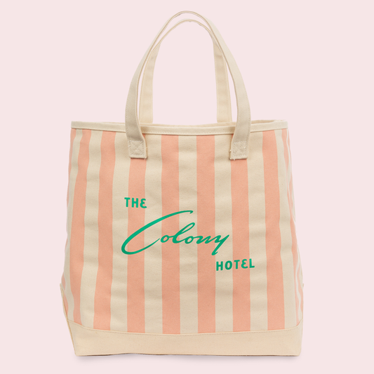 Colony Striped Canvas Tote