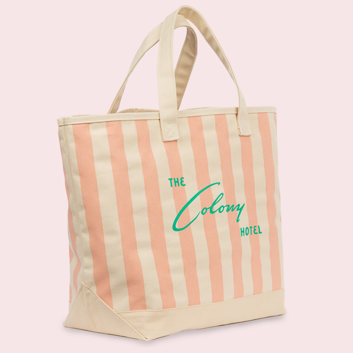 Colony Striped Canvas Tote