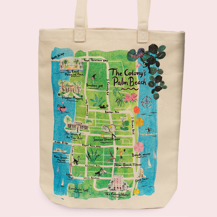 Colony Canvas Map Tote