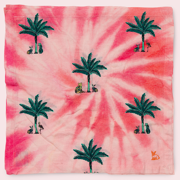 Colony X Coniglio Palm Beach Dinner Napkins Set of 4