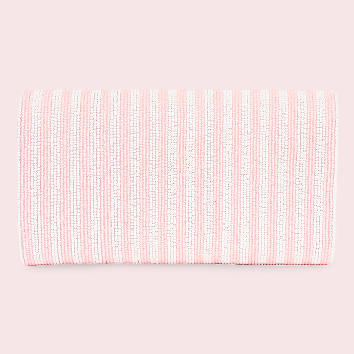 Colony Beaded Scalloped Clutch