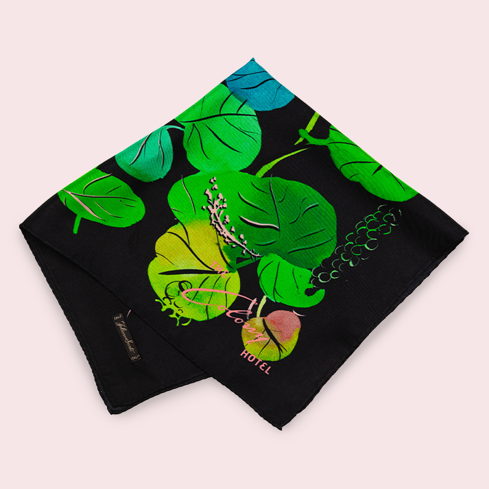 Seagrape Silk Pocket Square