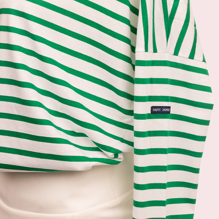 The Colony X St James Minquiers Breton Striped Shirt