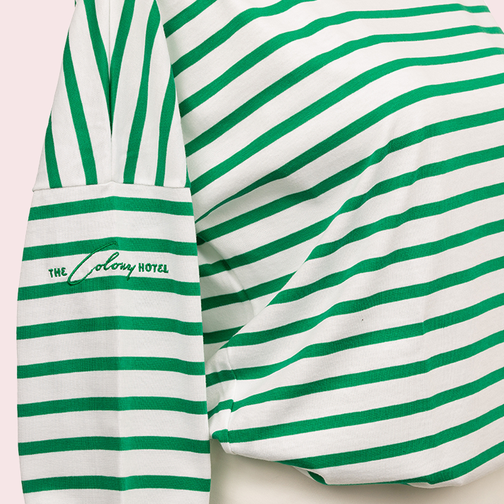 The Colony X St James Minquiers Breton Striped Shirt