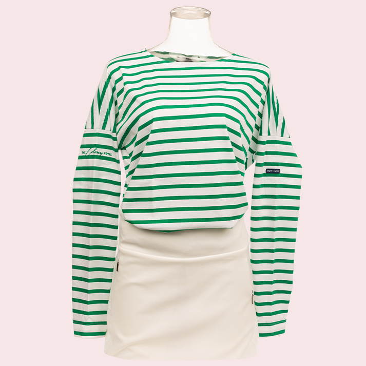 The Colony X St James Minquiers Breton Striped Shirt