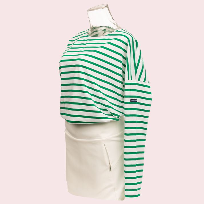 The Colony X St James Minquiers Breton Striped Shirt