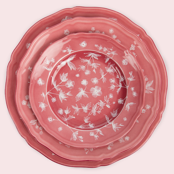 Ginori Floral Charger Plate